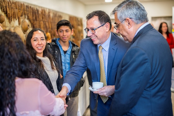 His Excellency Ambassador of Mexico to Ireland, Miguel Malfavón meeting some of his fellow Mexicans who are IBAT students.