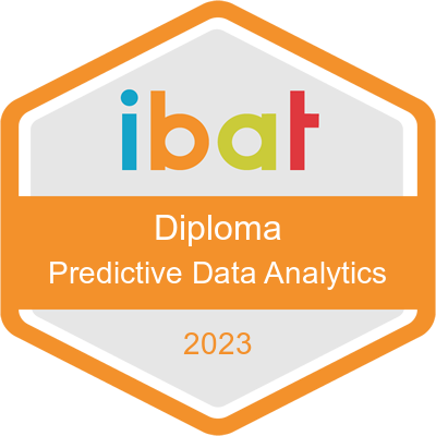 Diploma in Predictive Data Analytics Badge