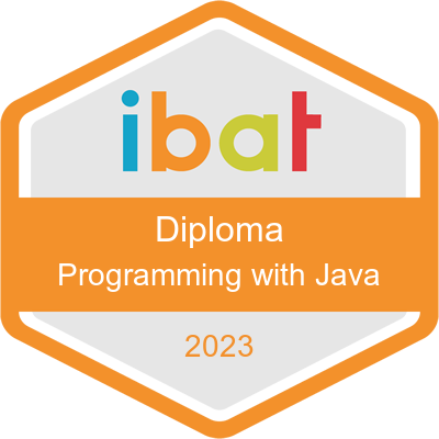 Diploma in Computer Programming with Java Badge