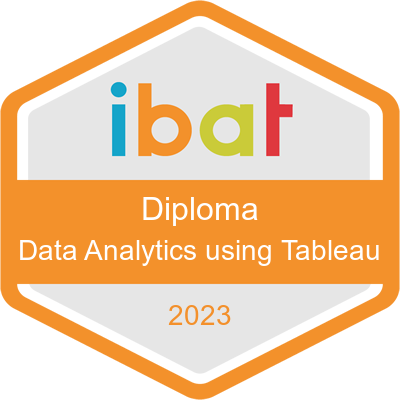 Data Analytics using Tableau Badge